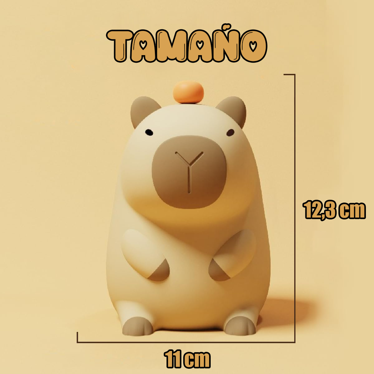 Lámpara Capybara Esponjosa